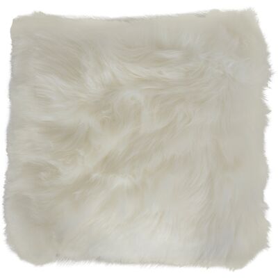 Borg Living Pyntepude - Fake fur - 45x45 cm - Hvid - Blød sofapude Borg Living Pyntepude - Fake fur - 45x45 cm - Hvid - Blød sofapude
