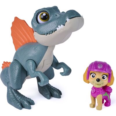 PAW Patrol Dino Filmen Roaring Pup Pals med Skye og brølende Spinosaurus - 12,7 cm PAW Patrol Dino Filmen Roaring Pup Pals med Skye og brølende Spinosaurus - 12,7 cm