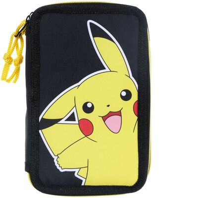 HOME-TEX Pokémon Pikachu penalhus - 2 rum med indhold - 19,5x12,5 cm HOME-TEX Pokémon Pikachu penalhus - 2 rum med indhold - 19,5x12,5 cm