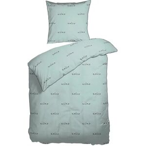 Night & Day Børnesengetøj - 140x200 cm - Panda mint sengesæt - 100% Økologisk bomuld - Night and Day sengetøj