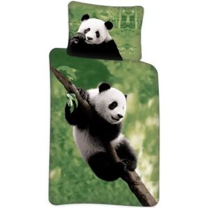 Licens Panda junior sengetøj 100x140 cm - Panda sengesæt junior - 100% bomuld