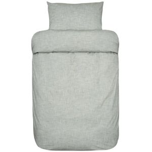 Høie Of Scandinavia Økologisk sengetøj 140x200 cm - William grøn sengesæt - 100% økologisk bomuld - Høie sengetøj