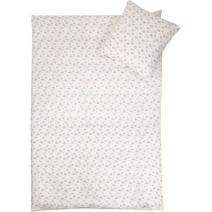 Borg Living Baby sengetøj 70x100 cm - Summer white - 100% Bomuldssatin - By Night sengesæt