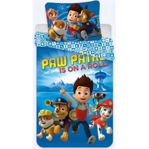 Licens Paw Patrol sengetøj - 140x200 cm - Is on a roll Paw Patrol - Vendbart design - Sengesæt i 100% bomuld