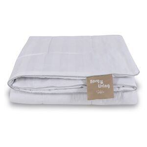 Borg Living King size silkedyne - 100% Mulberry silkefyld - 240x220 cm - Temperaturregulerende helårs silkedyne fra