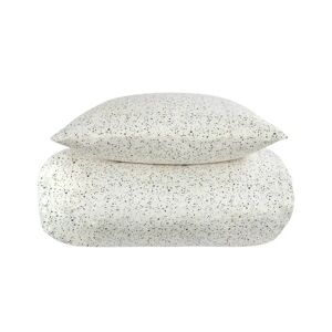 Borg Living Junior sengetøj 100x140 cm -  Marble white - 100% Bomuldssatin - By Night sengesæt