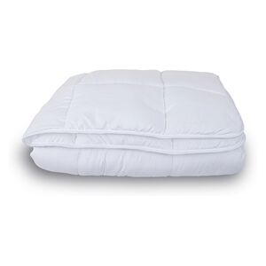 Zen Sleep Dobbeltdyne 200x220cm - Allergivenlig dobbelt fiberdyne - Fugt absorberende dyne med fiberfyld