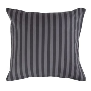 Borg Living Pudebetræk 60x63 cm - Stripes Grey - Grå - 100% Bomuld