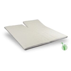 Borg Living U-Split Topmadras - 180x200 cm 5 cm høj - NASA Memory Skum -  - Ergonomisk topmadras