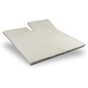 Latex U-split topmadras - 180x200 cm - 5 cm høj - Latex & naturlatex - Zen sleep topmadras til elevationsseng