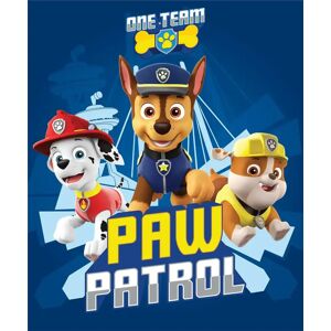 Borg Living Børnetæppe - Paw Patrol - 100x140 cm - Blødt og lækkert Fleece tæppe -