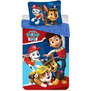 Licens Sengetøj 150x210 cm - Paw Patrol - 2 i 1 design - 100% bomuld