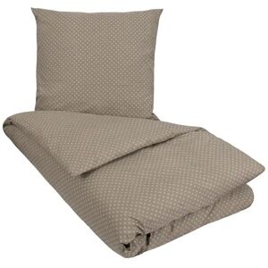 Nordstrand Home Grønt sengesæt - 140x220 cm - 100% bomuld - Olga grøn - Sengesæt med prikker -  sengetøj