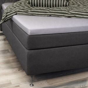 Borg Living Kuvertlagen 140x200x8 cm - 100% Økologisk bomuldssatin - Grå - GOTS certificeret lagen til topmadras Borg Living Kuvertlagen 140x200x8 cm - 100% Økologisk bomuldssatin - Grå - GOTS certificeret lagen til topmadras