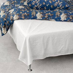 Borg Living Glat lagen 150x250 cm - 100% bomuldssatin - Ekstra blødt fladlagen - Hvidt satin lagen - By Night fladt lagen Borg Living Glat lagen 150x250 cm - 100% bomuldssatin - Ekstra blødt fladlagen - Hvidt satin lagen - By Night fladt lagen