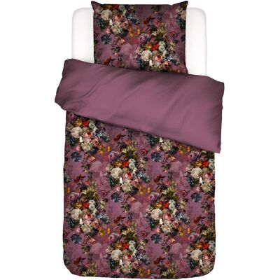 Essenza Karli Purple Tulip Bomuldssatint Sengetøj - 140x220 cm Essenza Karli Purple Tulip Bomuldssatint Sengetøj - 140x220 cm