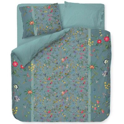 Pip Studio Blå Blomster Sengesæt - Dynetæppe & 2 pudebetræk - Bomuld Pip Studio Blå Blomster Sengesæt - Dynetæppe & 2 pudebetræk - Bomuld