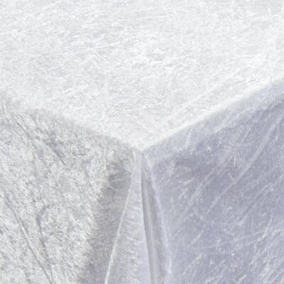 Borg Living Hvid velour dug - 3 meter dug - Nervøs velour - Blødt velour stof til borddug - Pakke med 3 meter Borg Living Hvid velour dug - 3 meter dug - Nervøs velour - Blødt velour stof til borddug - Pakke med 3 meter