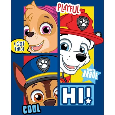 Borg Living Børnetæppe - Paw Patrol og hans hvalpevenner - 100x140 cm - Blødt fleece tæppe - Borg Living Børnetæppe - Paw Patrol og hans hvalpevenner - 100x140 cm - Blødt fleece tæppe -