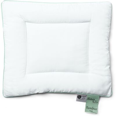 Nature By Borg Babypude - 100% allergivenligt bambus - 40x45 cm - Temperaturregulerende hovedpude - Nature By Borg Babypude - 100% allergivenligt bambus - 40x45 cm - Temperaturregulerende hovedpude -