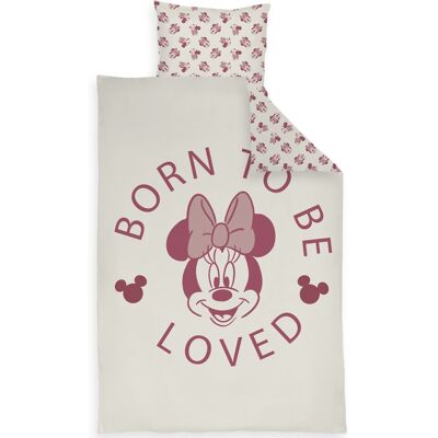 Licens Minnie Mouse sengetøj - 100% bomuld - Junior sengetøj 100x140 cm - Born to be loved Licens Minnie Mouse sengetøj - 100% bomuld - Junior sengetøj 100x140 cm - Born to be loved
