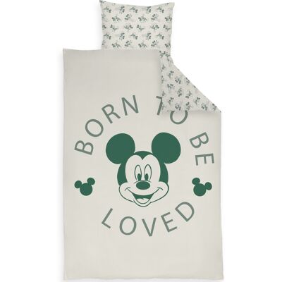 Licens Mickey Mouse sengetøj - 100% bomuld - Junior sengetøj 100x140 cm - Born to be loved Licens Mickey Mouse sengetøj - 100% bomuld - Junior sengetøj 100x140 cm - Born to be loved