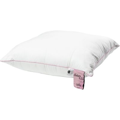 Nature By Borg Silkepude - 100% Blødt bambus bolster - Pude 50x60 cm - 3 kammer hovedpude - Nature By Borg Silkepude - 100% Blødt bambus bolster - Pude 50x60 cm - 3 kammer hovedpude -