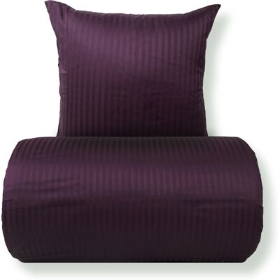 Borg Living Børne Sengetøj - Mørkelilla - Jacquard Bomuldssatin Borg Living Børne Sengetøj - Mørkelilla - Jacquard Bomuldssatin