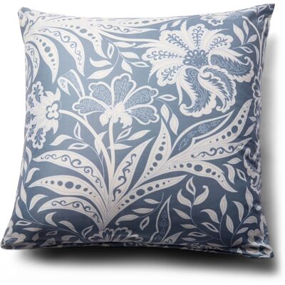 In Style Pudebetræk 60x63 cm - Microfiber - Blåt blomstret print In Style Pudebetræk 60x63 cm - Microfiber - Blåt blomstret print