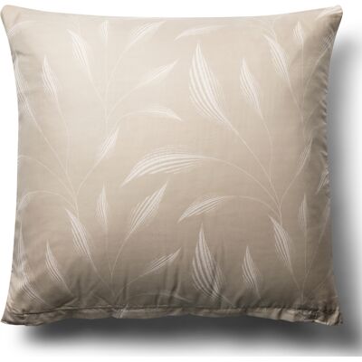 In Style Pudebetræk 60x63 cm - Microfiber - Beige med print af blade In Style Pudebetræk 60x63 cm - Microfiber - Beige med print af blade