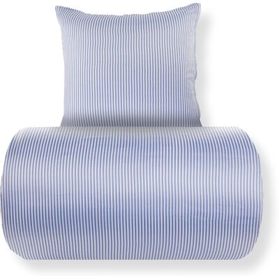 Nordstrand Home Bambus sengetøj 140x200 cm - 100% bambus - Blå og hvide striber Nordstrand Home Bambus sengetøj 140x200 cm - 100% bambus - Blå og hvide striber
