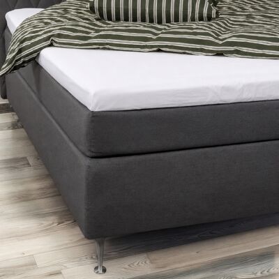 Nordstrand Home Kuvertlagen 180x200 cm - 100% blød bomuld - Højde 8 cm - Hvidt lagen til topmadras by Nordstrand Home Kuvertlagen 180x200 cm - 100% blød bomuld - Højde 8 cm - Hvidt lagen til topmadras by