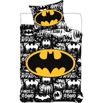 Licens Batman sengetøj - 100% bomuld - Børnesengetøj 140x200 cm - Grafisk printet logoer Licens Batman sengetøj - 100% bomuld - Børnesengetøj 140x200 cm - Grafisk printet logoer