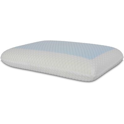 Zen Sleep Nakkepude med memoryskum - 60x40cm - Kølende skumgel - Trykaflastende hovedpude Zen Sleep Nakkepude med memoryskum - 60x40cm - Kølende skumgel - Trykaflastende hovedpude