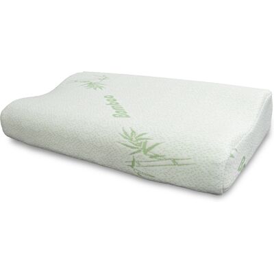 Zen Sleep Ergonomisk bambus pude - Nakkepude i memory skum - Zen Sleep Ergonomisk bambus pude - Nakkepude i memory skum -