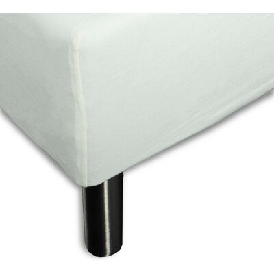 Nordstrand Home Stretch Elastik - 160x200 - Hvid - Bomuld Nordstrand Home Stretch Elastik - 160x200 - Hvid - Bomuld