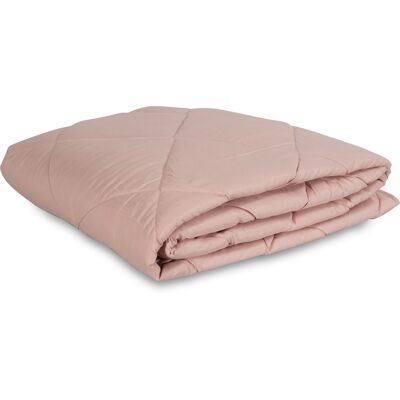 Vattæppe - 140x200 cm - Støvet rosa fiber sommerdyne af fibervat - Quiltet tæppe - IN Style Vattæppe - 140x200 cm - Støvet rosa fiber sommerdyne af fibervat - Quiltet tæppe - IN Style