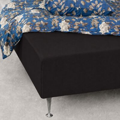 Nordstrand Home Stretchlaken 80x200 cm - Sort - 100% bomuld - OEKO-TEX Nordstrand Home Stretchlaken 80x200 cm - Sort - 100% bomuld - OEKO-TEX