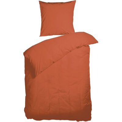 Ensfarvet sengetøj 140x200 cm - Brandt orange sengesæt - 100% GOTS økologisk bomuld - Kelly Uni Sienna - Nordisk Tekstil sengelinned Ensfarvet sengetøj 140x200 cm - Brandt orange sengesæt - 100% GOTS økologisk bomuld - Kelly Uni Sienna - Nordisk Tekstil sengelinned