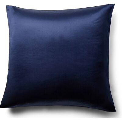 By Borg Silke pudebetræk 60x63 cm - 100% morbærsilke - Navy blå By Borg Silke pudebetræk 60x63 cm - 100% morbærsilke - Navy blå