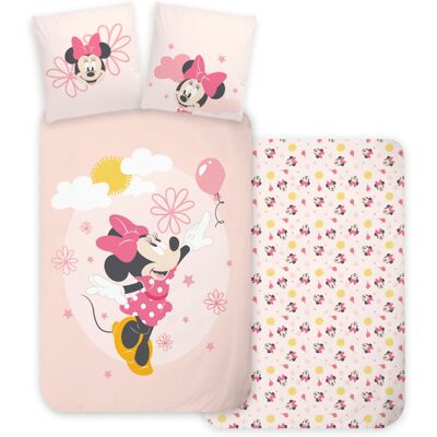 Licens Minnie Mouse sengetøj - 100% bomuld - Junior sengetøj 100x140 cm - Balloner Licens Minnie Mouse sengetøj - 100% bomuld - Junior sengetøj 100x140 cm - Balloner