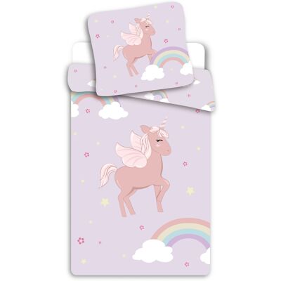 Licens Unicorn Sengetøj - Vendbart - 100% Bomuld Licens Unicorn Sengetøj - Vendbart - 100% Bomuld