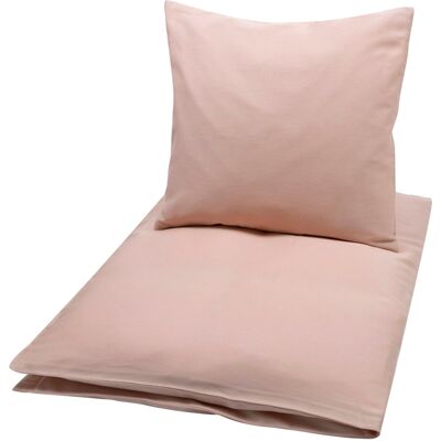 Müsli Baby sengetøj 70x100 cm - 100% økologisk bomuld - Ensfarvet - Rose Suger Müsli Baby sengetøj 70x100 cm - 100% økologisk bomuld - Ensfarvet - Rose Suger