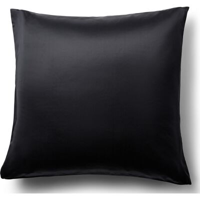 By Borg Silke pudebetræk 60x63 cm - 100% morbærsilke - Sort By Borg Silke pudebetræk 60x63 cm - 100% morbærsilke - Sort