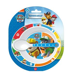 Licens Paw Patrol børne service - Spisesæt i 2 dele til børn - Rocky og Rubble