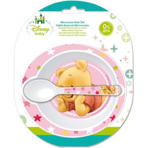 Licens Peter Plys Lyserødt børneservice - BPA-frit Licens Peter Plys Lyserødt børneservice - BPA-frit