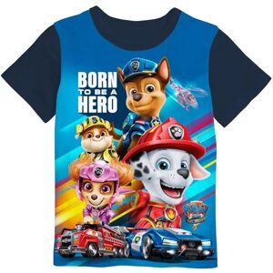 Home-tex Paw Patrol T-shirt - Str. 122-128 - Marshall - 100% Bomuld