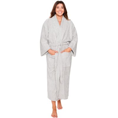 By Borg Morgenkåbe - bambus - Str. XL/XXL - Badekåbe - Light Grey - Excellent By Borg Morgenkåbe - bambus - Str. XL/XXL - Badekåbe - Light Grey - Excellent