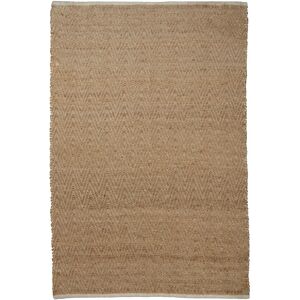 Nordstrand Home Jute tæppe - Naturfarvet - Stort gulvtæppe - 140x200 cm -