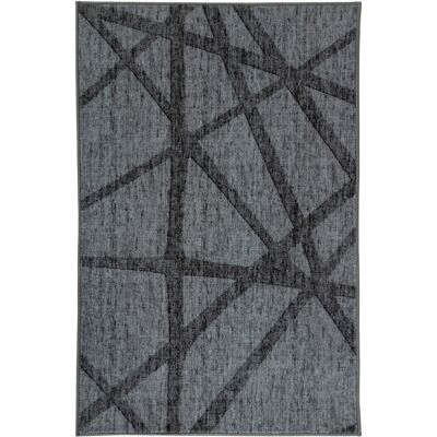 Nordstrand Home Gulvtæppe - 160x230 cm - Mørkegrå tæppe med skridsikker bagside - Løs tæppe fra Gry Nordstrand Home Gulvtæppe - 160x230 cm - Mørkegrå tæppe med skridsikker bagside - Løs tæppe fra Gry